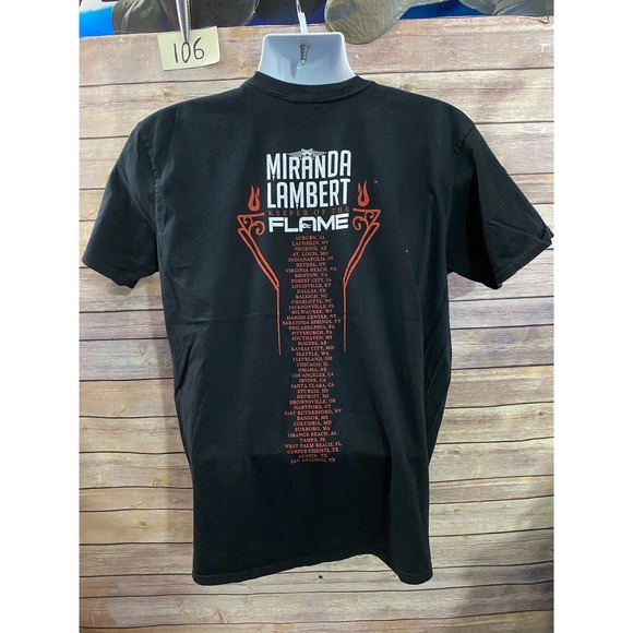 Miranda Lambert T-Shirt Men's XL Black Keeper Of The Flame Tour Short Sleeve - Picture 2 of 8